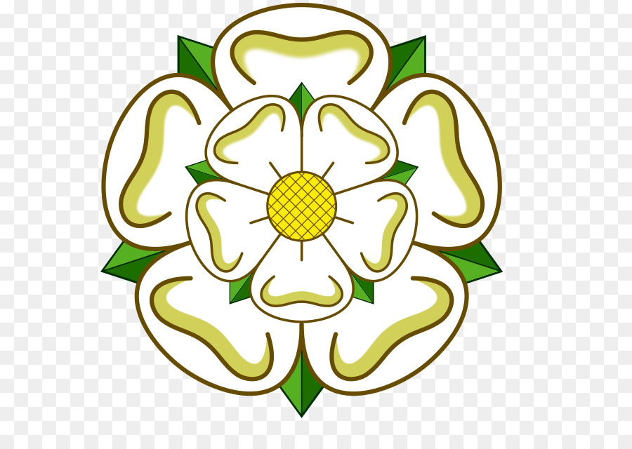 Flaggen und Symbole der Yorkshire clipart White Rose of York Yorkshire Tag - verzauberte Rose