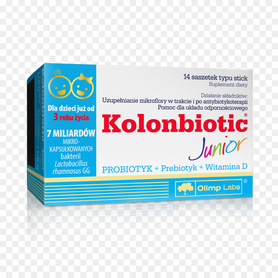 Nahrungsergänzungsmittel Lactobacillus rhamnosus Probiotische Olimp Labs Kolonbiotic 10 kaps Bakterien - Kind