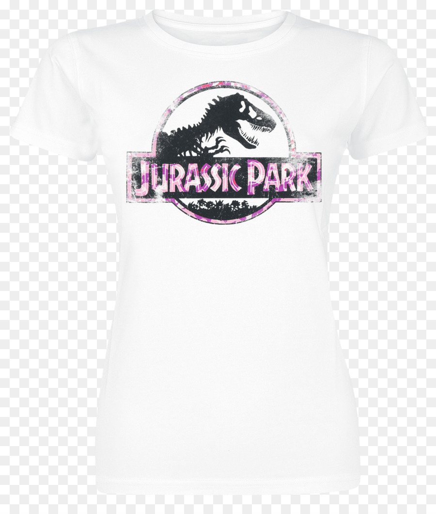T-shirt Jurassic Park Manica Collo - Maglietta