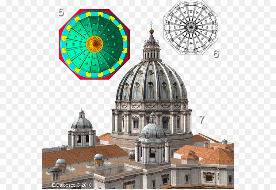 St. Peter ' s Basilica Dome Cathedral Architektur - Bernini