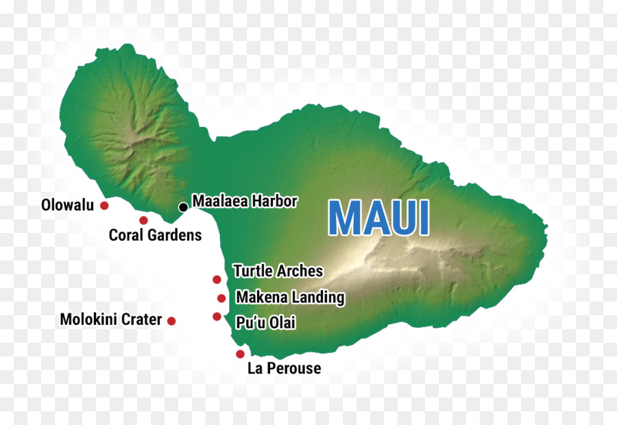 Molokini Đóng Cửa, Lặn Maui Cổ Điển Điều Lệ, Inc. Maui Cuộc Phiêu Lưu Kỳ Diệu Lặn - bản đồ