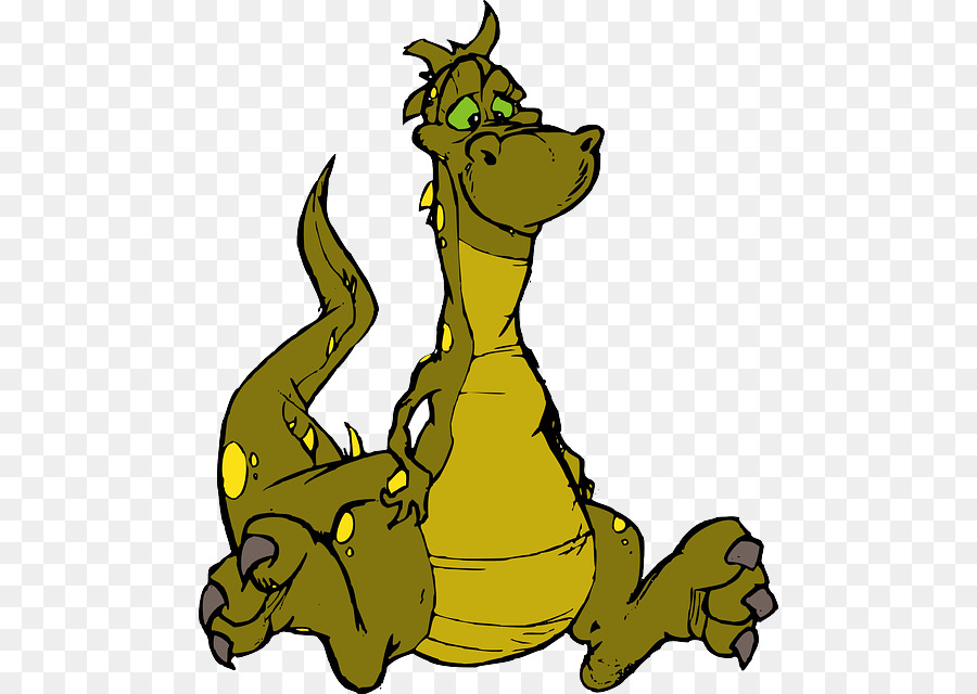 Clip art di Dragon Immagine Cartone animato grafica Vettoriale - drago