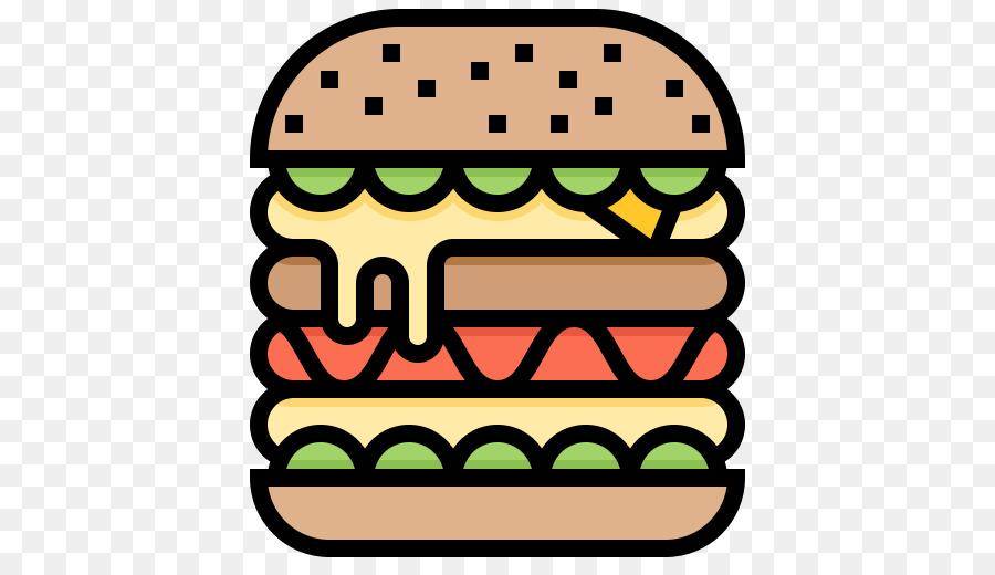 hamburger fast food trasparente clipart.png - altri