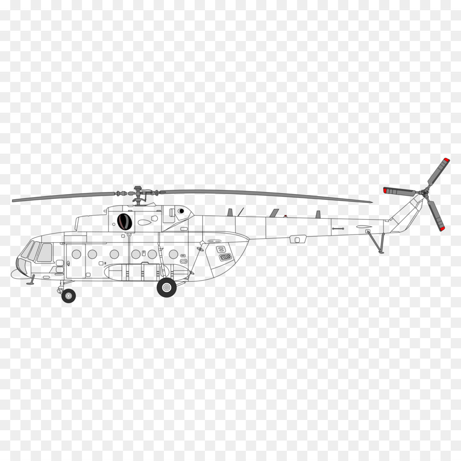 Mil Mi-17 Mil Mi-8 Hubschrauber-rotor Mil Moscow Helicopter Plant - Hubschrauber