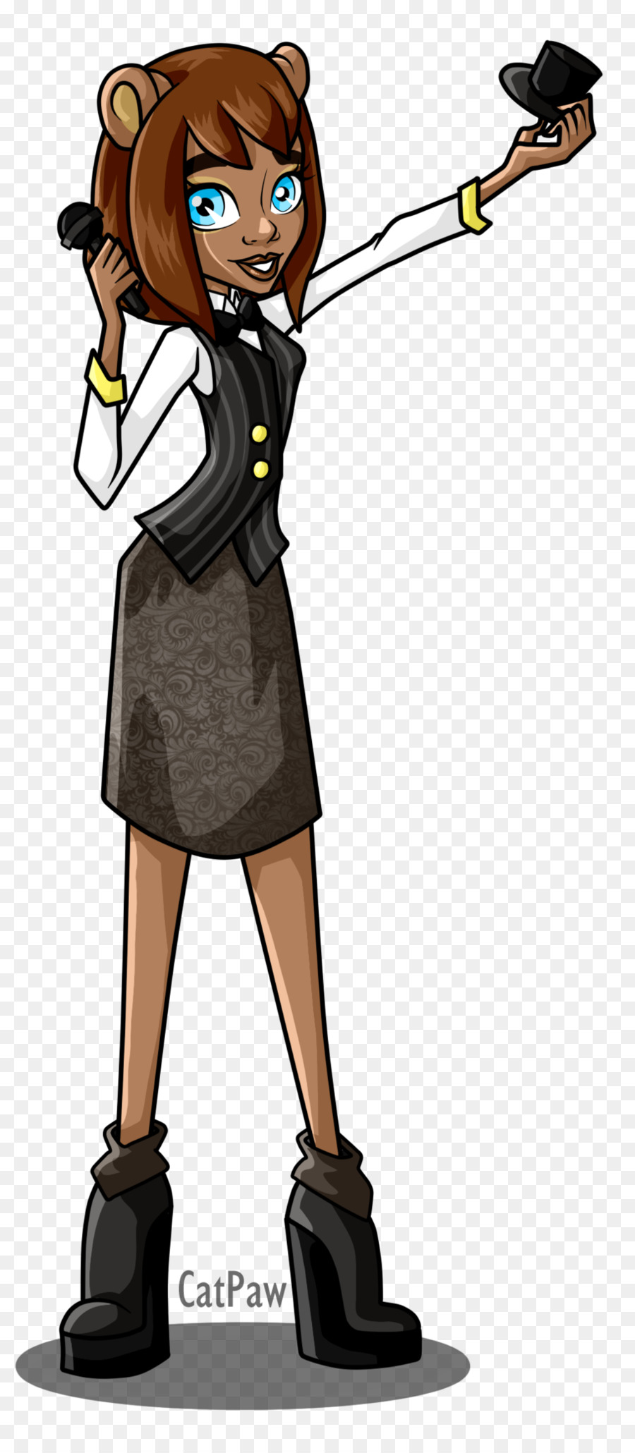 Cartoon Illustrazione Statuina Personaggio Di Finzione - femmina freddy e jason