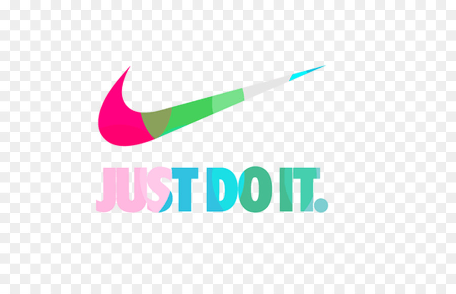 HD Red Outline Neon Nike Just Do It Text Logo PNG | TOPpng