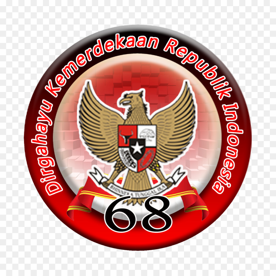 Emblem Badge Proklamation der Indonesischen Unabhängigkeit Label - 73. Hütte Ri Banner