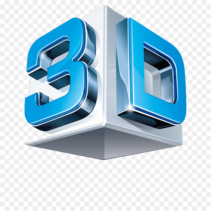 3D-computer-Grafik, 3D-film, dreidimensionaler Raum, 3D-Modellierung-Logo - 3d-film-logo
