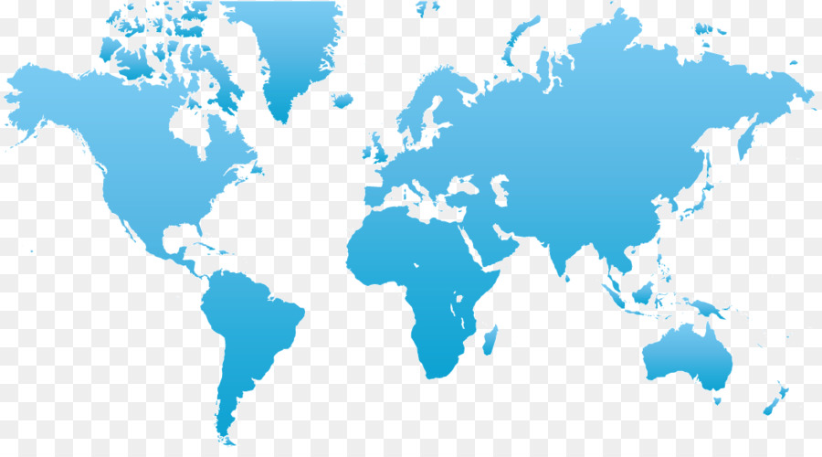 Mondo mappa Mondo della grafica Vettoriale - mappa del mondo
