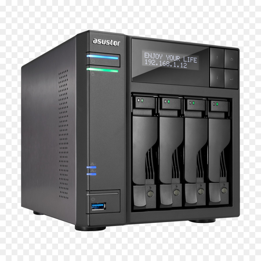 Sistemi di Archiviazione di rete Multi-core ASUSTOR Inc. Computer Server Celeron - file server