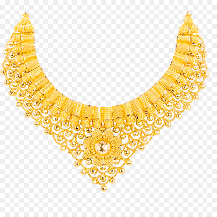 Ohrring-Schmuck-Halskette Kalyan Juweliere Gold - Schmuck