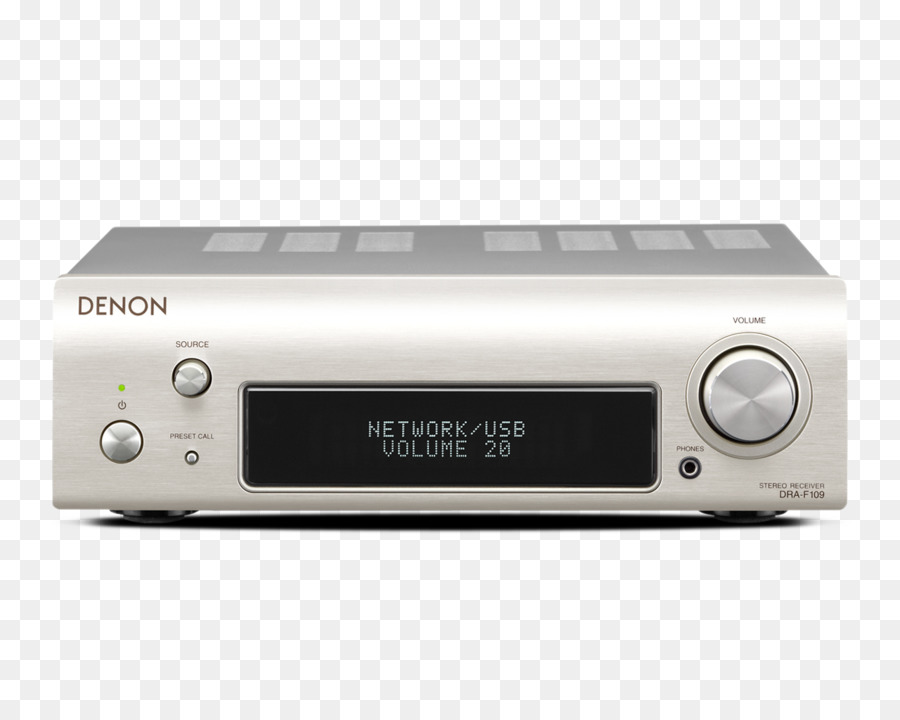 DENON DCD F109 Schwarz CD Player AV receiver DENON DNP F109 Schwarz Netzwerk Player Denon DRA F109 - hallo Fi