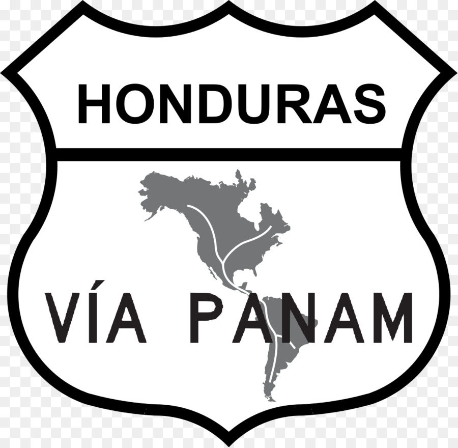 Pan-American Highway von Panama City Road Kolumbien–Panama-Grenze-verkehrsschild - Straße
