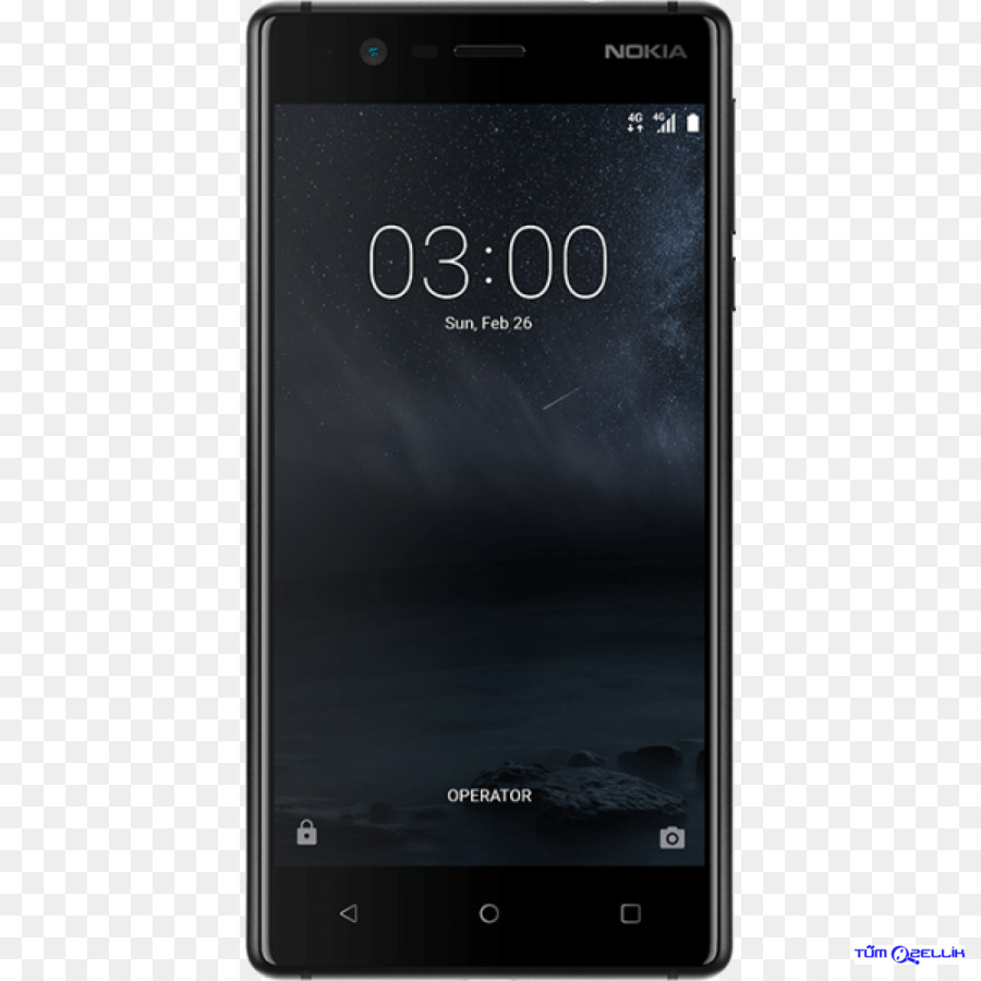 Smartphone Feature phone 諾基亞 Nokia 2 von Nokia 3 Dual 16GB 4G LTE-Kupfer-Weiß (TA-1032) Freigeschaltet - Smartphone
