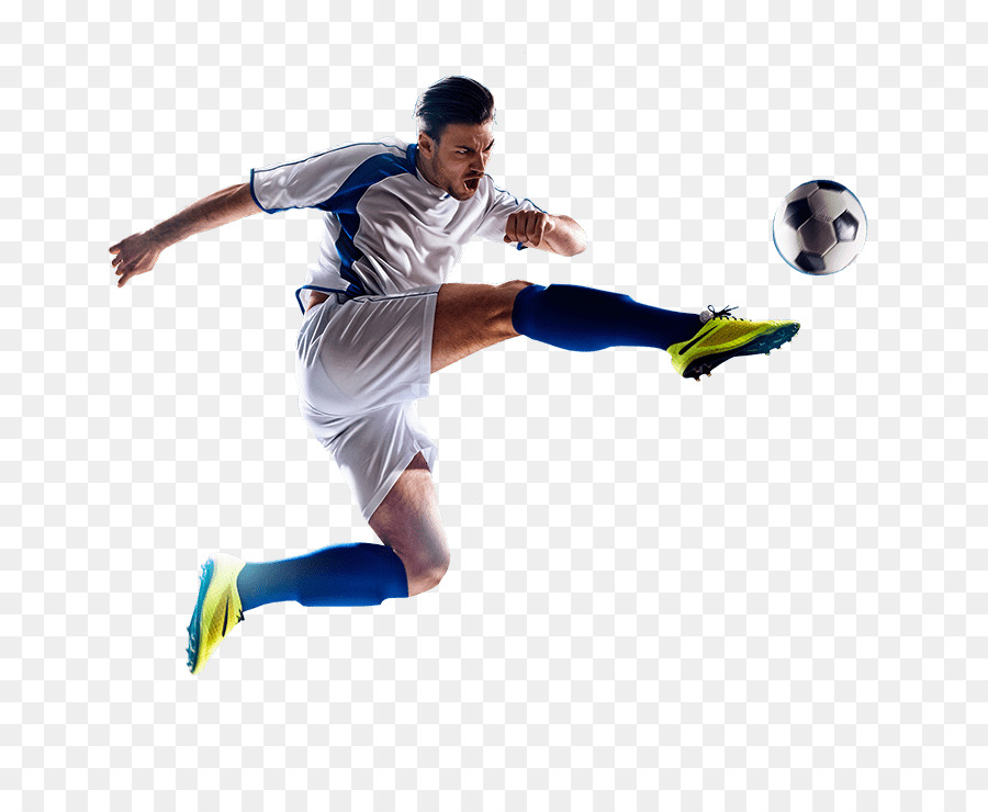 Athlet-Sport-Fußball-Spieler-Portable Network Graphics Stock-Fotografie - pgn kicking soccer ball