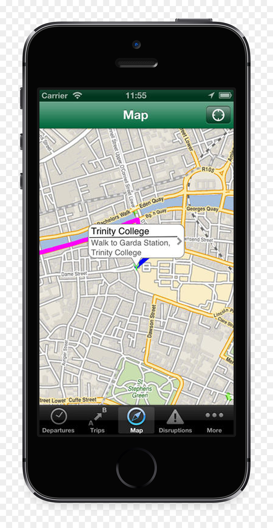 Feature-phone-Smartphone-Bahn-Reiseplaner Reiseplaner - Smartphone
