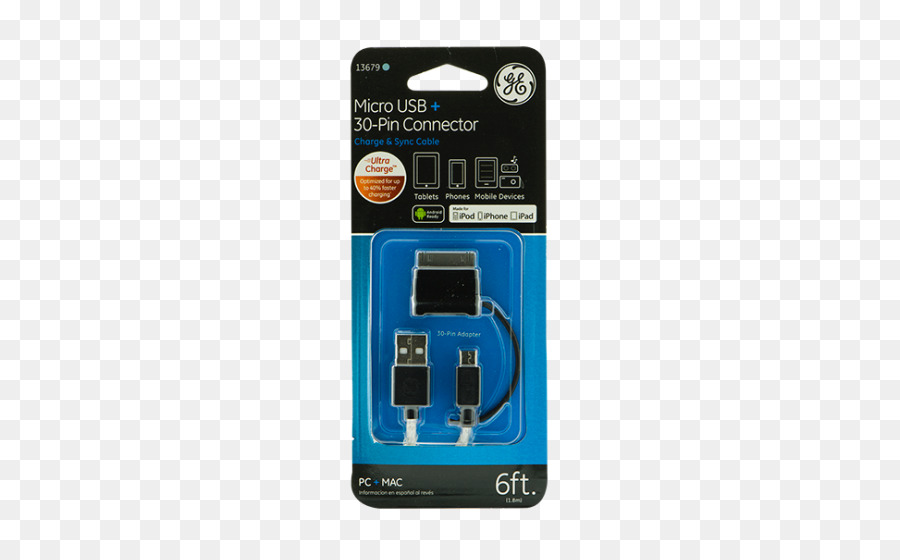 Micro-USB AC adattatore connettore Elettrico Cavo Dati 3 FT - USB
