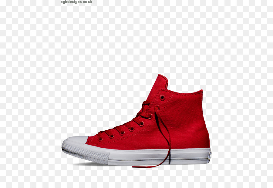 Scarpe sportive Chuck Taylor All-Stars Red Converse CT II Hi Nero/ Bianco - plaid rosso scarpe converse per le donne