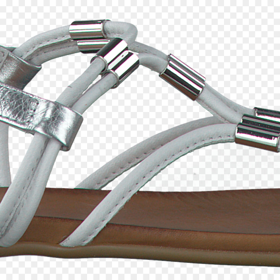 Sport Schuhe Sandale, Weiß Leder - Sandale