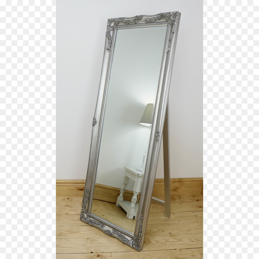 Specchio finestra del Giardino Argento shabby chic cheval - specchio