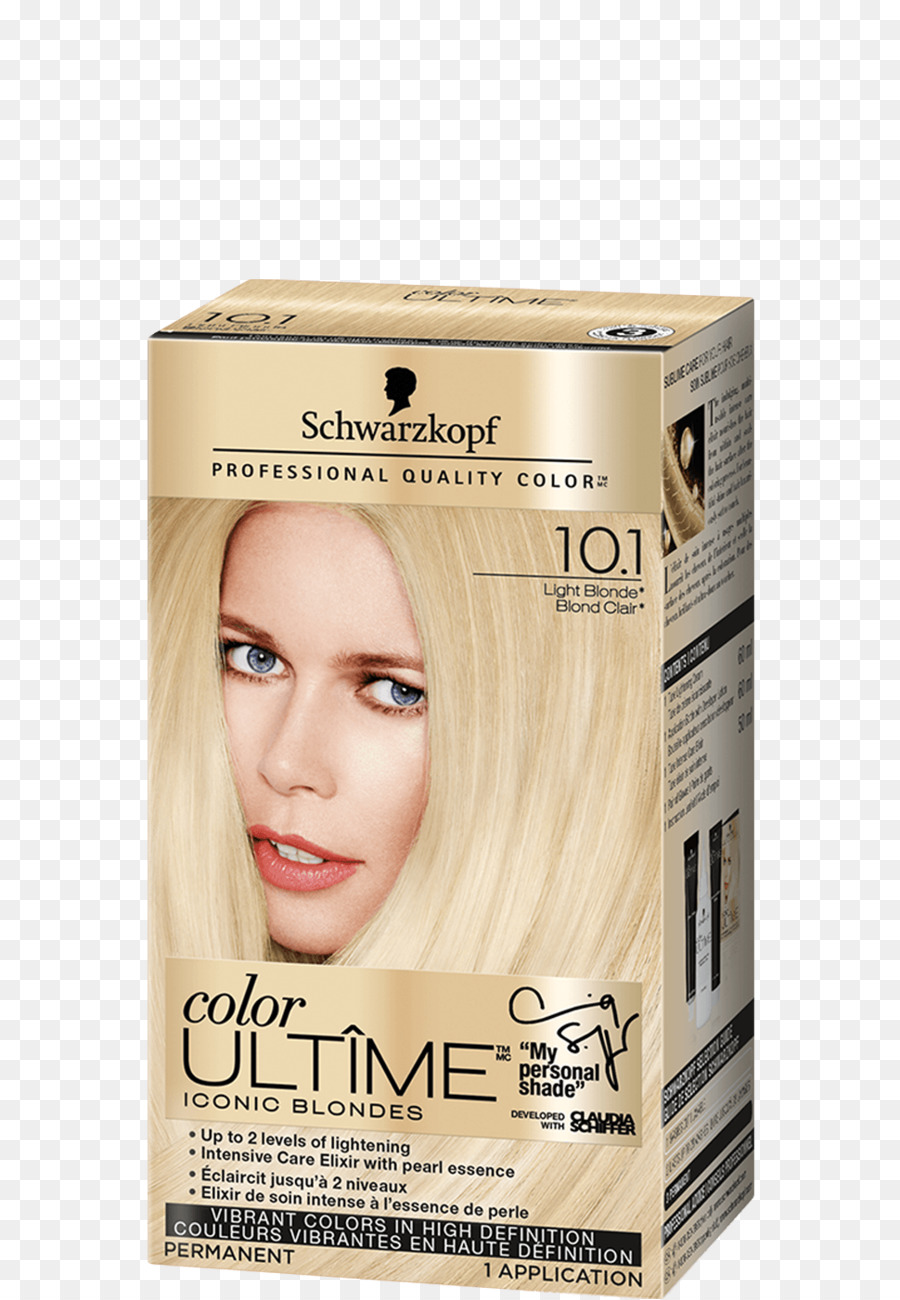Claudia Schiffer Für Schwarzkopf Farbe Ultime Permanente Haarfarbe Creme Blond - Haar