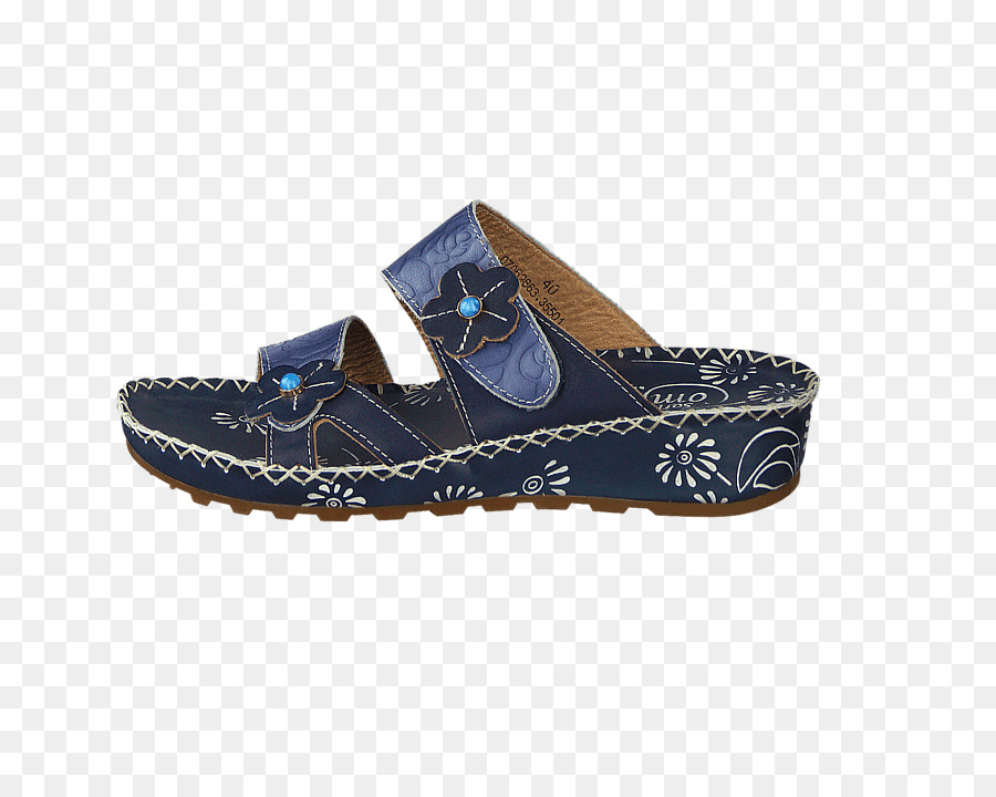 Schuh-Cobalt blue Slide Sandale - Sandale