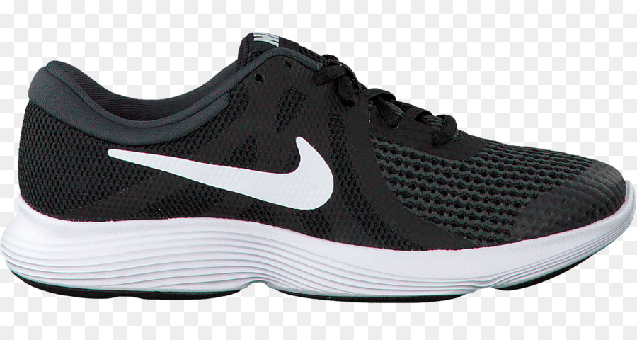 Sportschuhe Nike Herren Revolution 4 4E Running Shoe, Schwarz/Weiß-anthrazit, Breite 13 US-Skate-Schuh - Nike