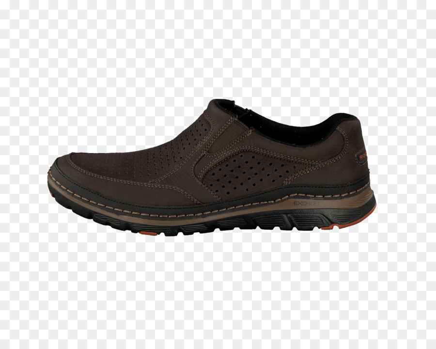 Slip-on scarpa in Pelle di avvio Escursionismo scarpe Sportive - marrone camoscio scarpe basse per le donne dsw
