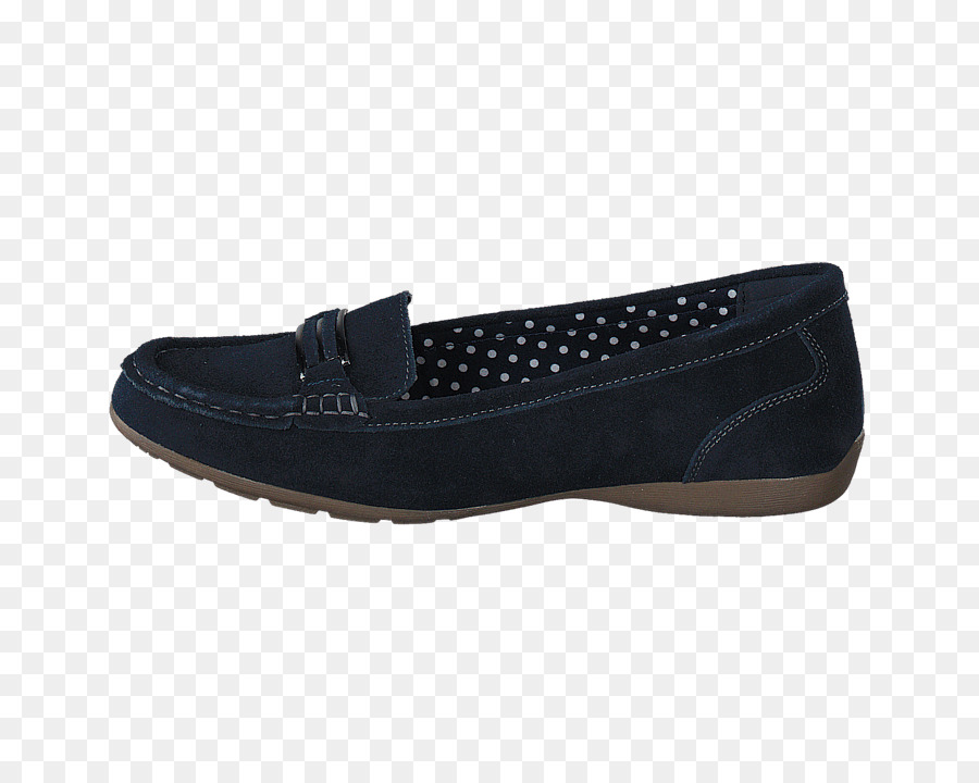 Slip-on Schuh Sandale Wildleder Mokassin - Marine blau bandolino flache Schuhe für Frauen