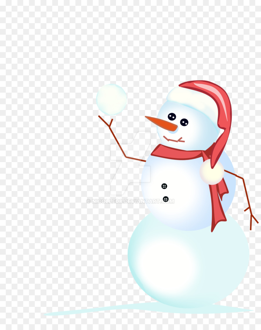 Clip art Personaggio di Finzione - pupazzo di neve famiglia di 5