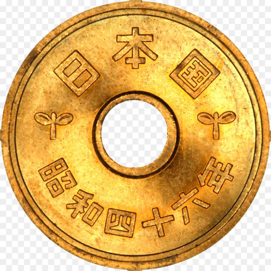 1-yen-Münzen, 5-yen-Münzen, 50-yen-Münze der japanische yen - Münze