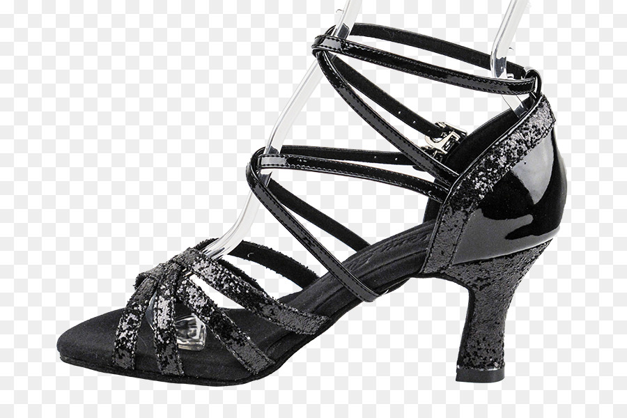 Scarpa Black Athena Sandalo In Pelle - medio nero scarpe con tacco per le donne