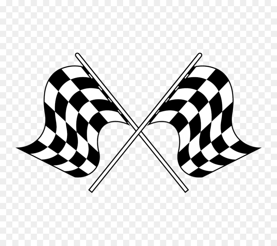 Bandiera a scacchi Racing flag di grafica Vettoriale - bandiera