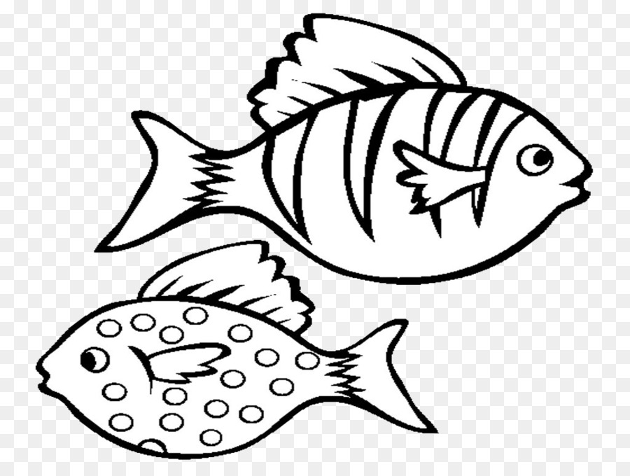 Zeichnung Bild Malbuch-Fisch-Skizze - Fisch