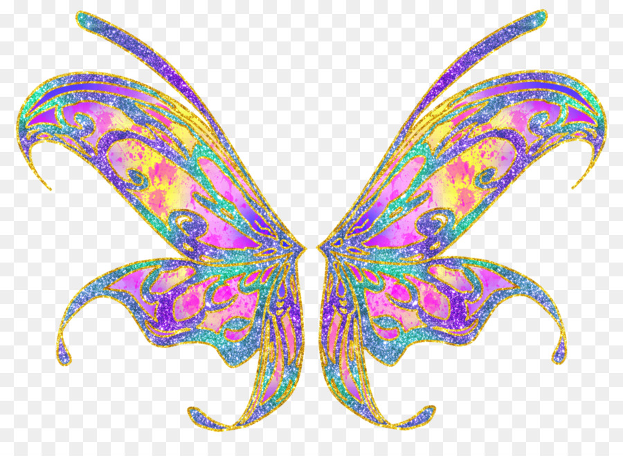 Pinsel-footed butterflies Schmetterling, Falter Symmetrie Lila - Schmetterling