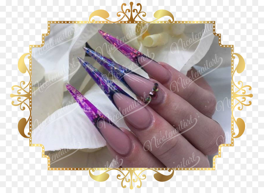 Natürlich Nail-Kenntnisse Gel-Maniküre - sileto nail art design Ideen