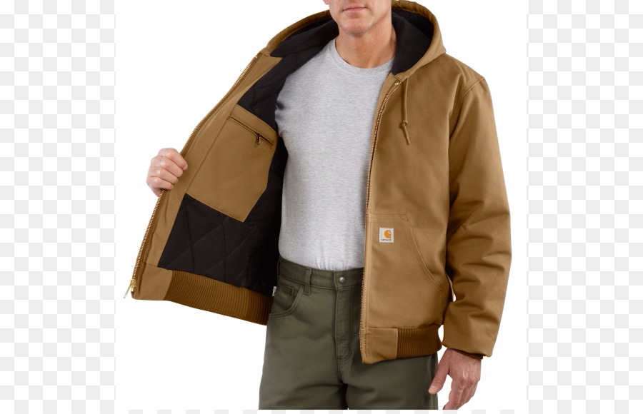 Carhartt Men ' s Duck Active Quilted Flannel Gefütterte Jacke Futter-Shirt - Jacke