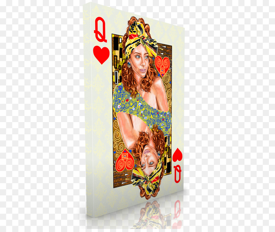 Maxwell Dickson 'Königin der Herzen' Moderne Leinwand-Wand-Kunst Bilderrahmen Bild - Königin der Herzen Kostüm Zubehör