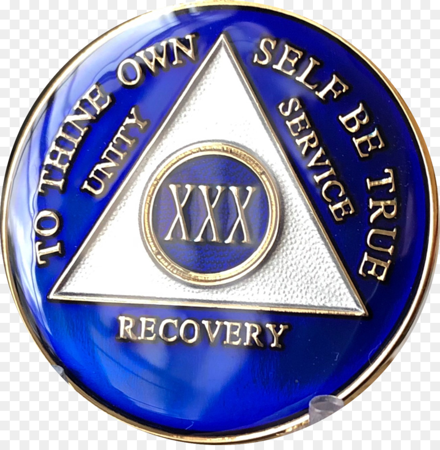 Emblem Medaille Badge-Kobalt blau - Medaille