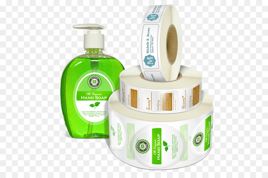 Verpackung und Kennzeichnung-Papier-Aufkleber-Aufkleber-Spender - shampoo Etikett