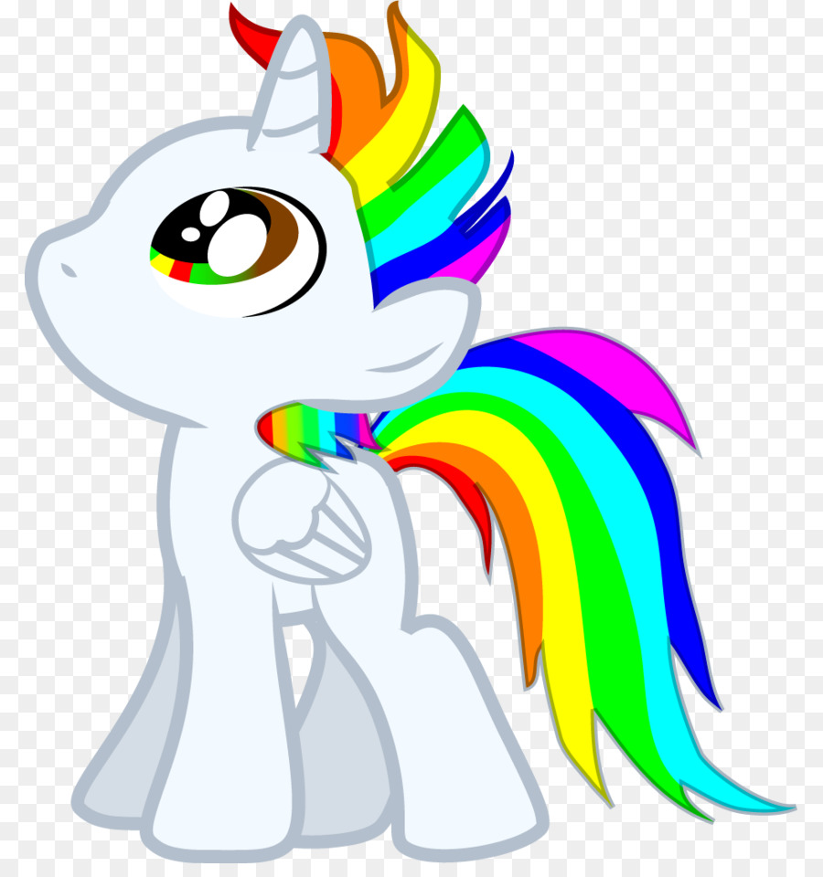Pony Clip art, Disegno, Illustrazione, Graphic design - arcobaleno rana guardando a voi