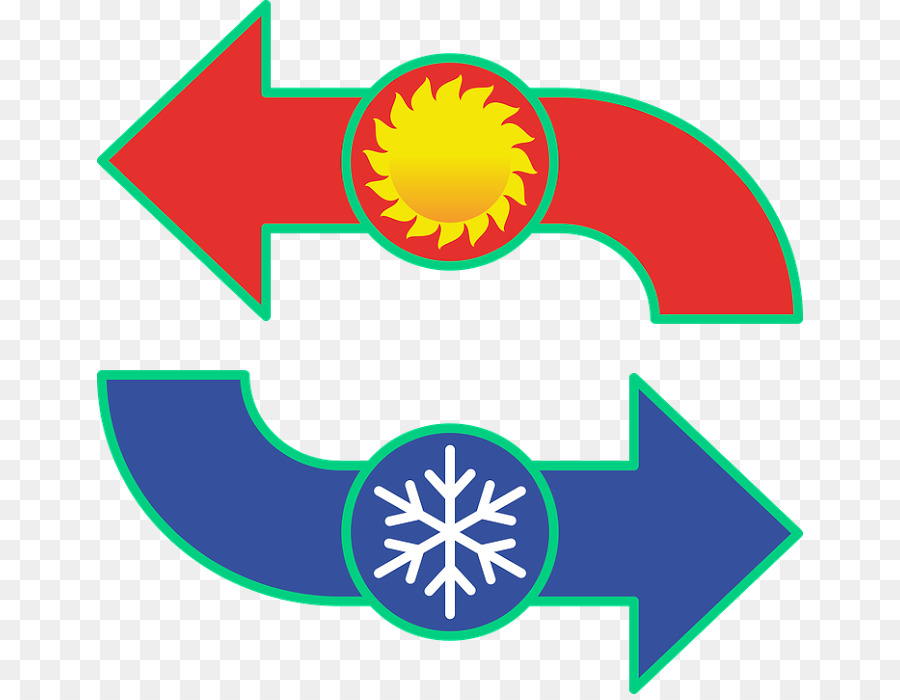 Aria condizionata (HVAC Centrale di riscaldamento del Forno Logo - aria condizionata