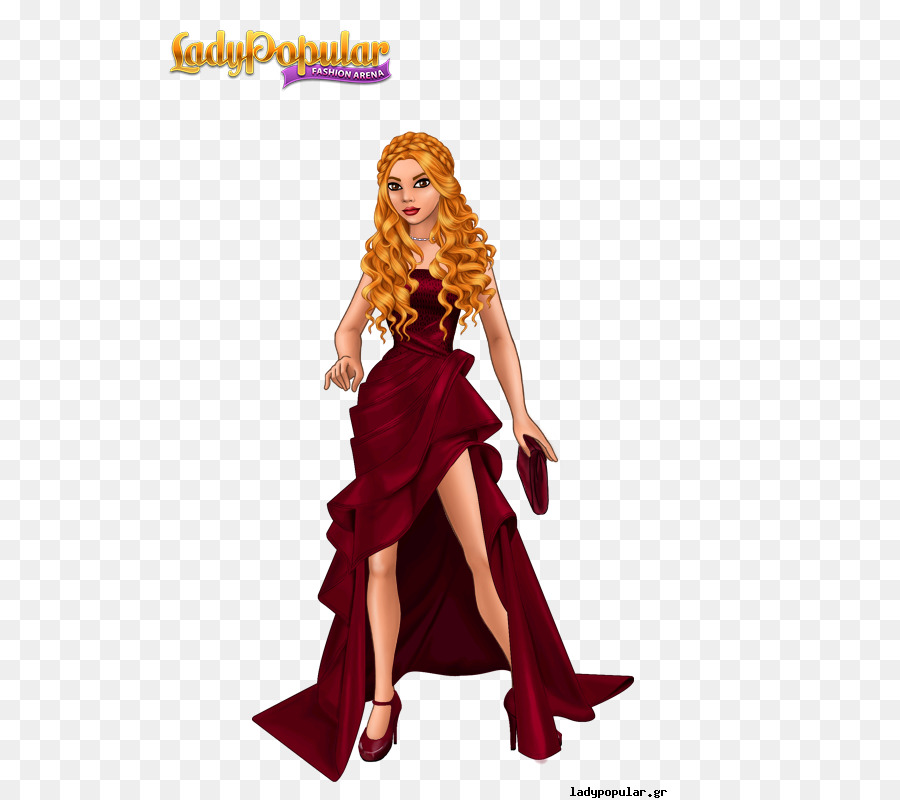 Lady Popular Kostüm Mode Perücke, Kleidung - Modell