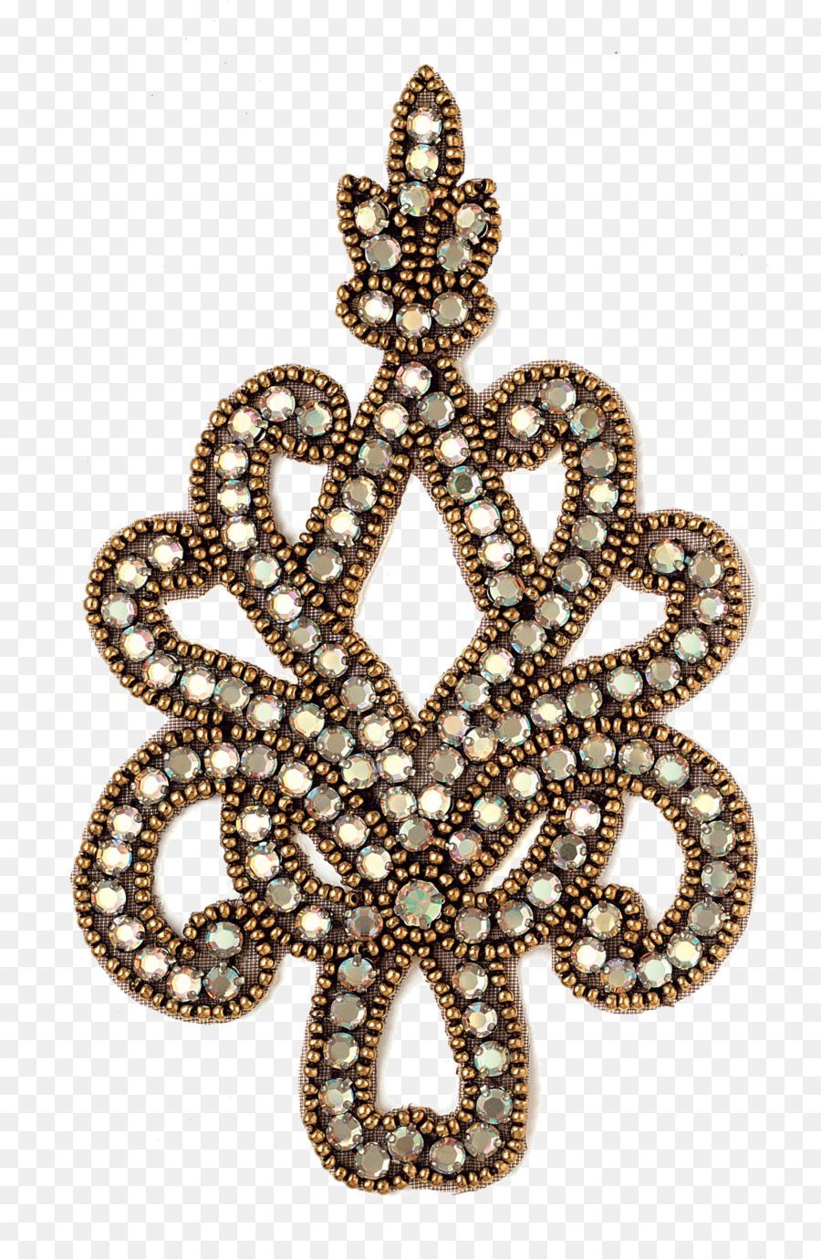 Brooch Nachahmung Gemstones & Rhinestones Bead Angewendet Jewellery - Marge