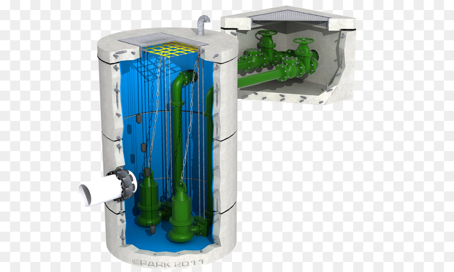 Pumpstation Abwasser Abwasser Abwasser-Klärgrube - mechanische