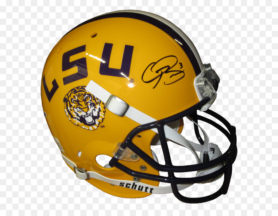 Maschera viso LSU Tigers football Louisiana State University di Lacrosse casco da Football Americano Caschi - casco