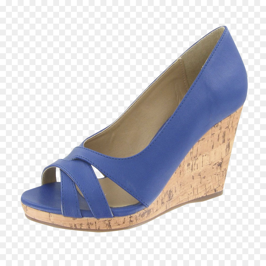Scarpa Sandalo blu Cobalto a Piedi - Zarina