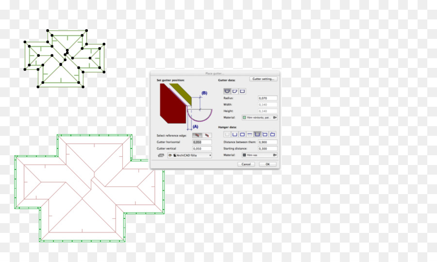 Papier-Linie-Punkt-Design M-Gruppe Diagramm - Linie