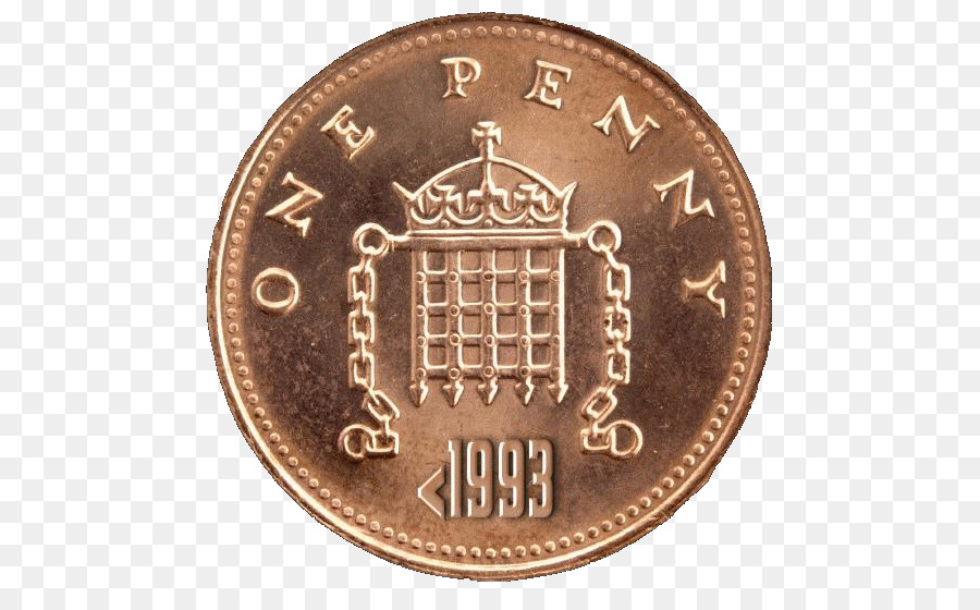 Penny Monete della lira sterlina Giocattolo blocco - 1 pence in rupee indiano