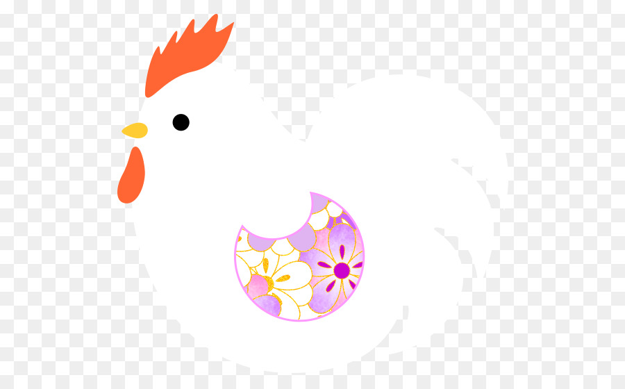 Chicken Illustration Clip art New Year card-Hund - Huhn